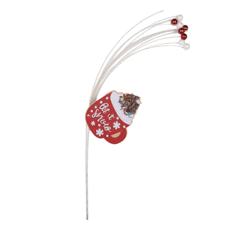 65864 Christmas Decoration 45 cm Red Plastic