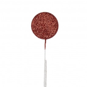 265867 Christmas Decoration Lollipop 40 cm Red Plastic