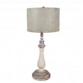 25LMC0040 Lampada da tavolo Ø 33x75 cm Beige Ferro Lampada da scrivania