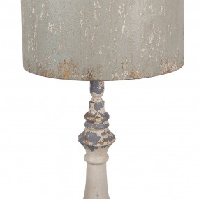 25LMC0040 Lampada da tavolo Ø 33x75 cm Beige Ferro Lampada da scrivania