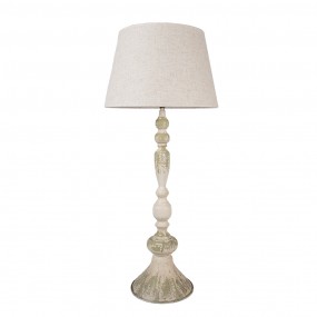 25LMC0041 Tischlampe Ø 38x88 cm Beige Eisen Schreibtischlampe