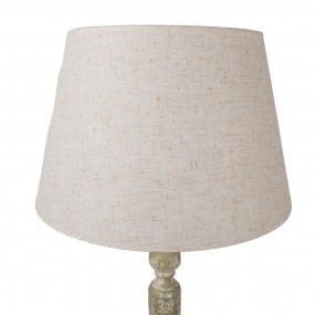 25LMC0041 Tischlampe Ø 38x88 cm Beige Eisen Schreibtischlampe