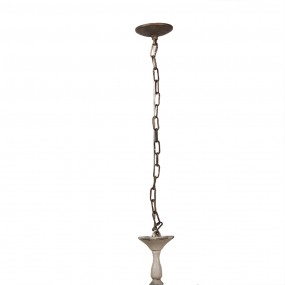 25LMP376 Pendant Lamp Ø 80x72 cm Beige Iron