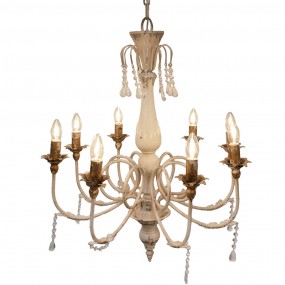 25LMP378 Lampes à suspension Ø 68x82 cm Beige Fer