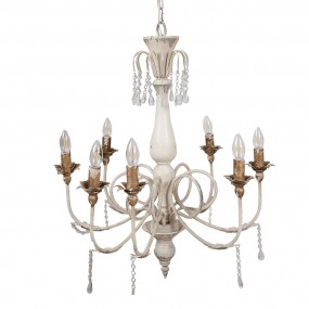 25LMP378 Lampes à suspension Ø 68x82 cm Beige Fer