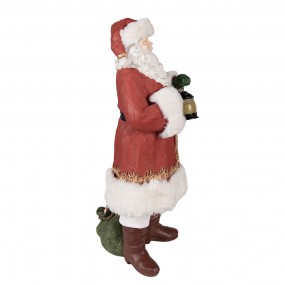 26PR3897 Figur Weihnachtsmann 21x18x45 cm Rot Polyresin