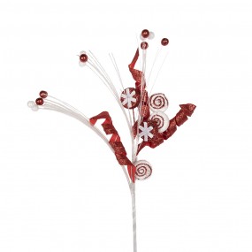 265866 Christmas Decoration Lollipop 42 cm Red Plastic