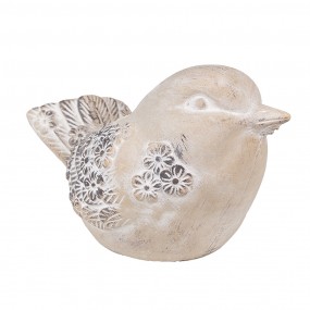 26TE0541 Blumentopf Vogel 25x14x14 cm Beige Stein