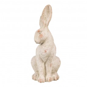 26TE0544 Decorative Figurine Rabbit 19x15x35 cm Beige Stone