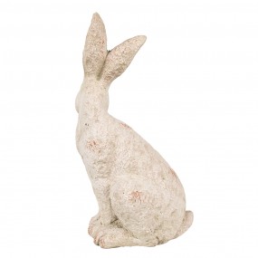 26TE0544 Decorative Figurine Rabbit 19x15x35 cm Beige Stone