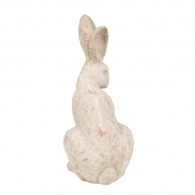 26TE0544 Decorative Figurine Rabbit 19x15x35 cm Beige Stone