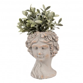 26TE0546L Planter Woman 22x20x30 cm Grey Stone