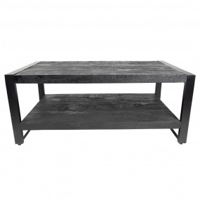 2MT5H0620 Salontafel  110x60x45 cm Zwart Hout Bijzettafel