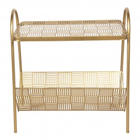 2MT5Y0799 Side Table 55x33x58 cm Gold colored Iron Plant Table