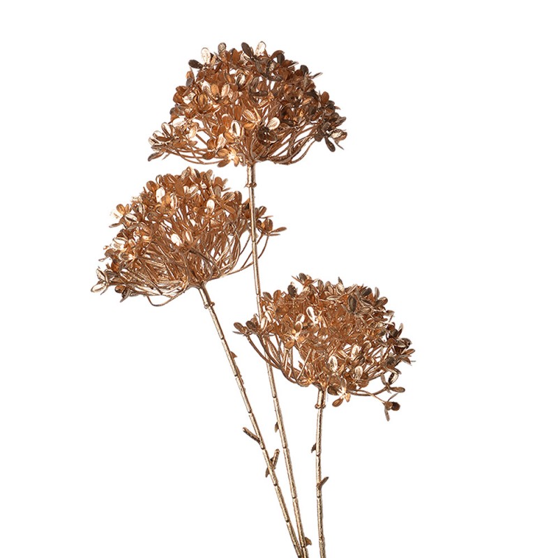 5DF0040 Kunstblume 68 cm Goldfarbig Kunststoff