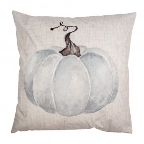 2CSP21 Housse de coussin 45x45 cm Beige Gris Polyester Citrouille Housse de coussin décorative