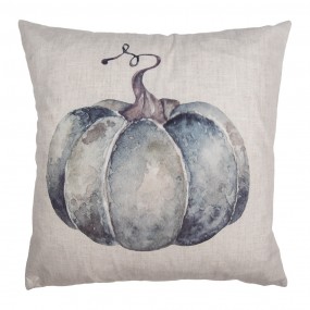 2CSP21 Cushion Cover 45x45 cm Beige Grey Polyester Pumpkin Pillow Cover