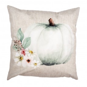 2CSP22 Cushion Cover 45x45 cm Beige Grey Polyester Pumpkin Pillow Cover