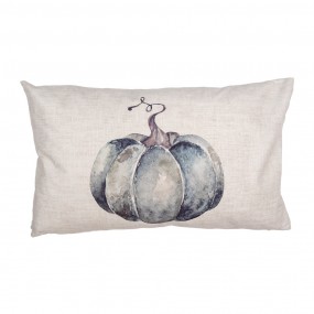 2CSP36-1 Cushion Cover 30x50 cm Beige Grey Polyester Pumpkin Pillow Cover