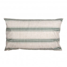 2CSP36-2 Housse de coussin 30x50 cm Beige Vert Polyester Citrouille Housse de coussin décorative