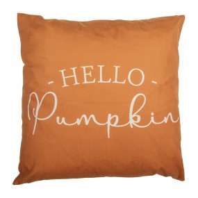 2PPS22 Cushion Cover 45x45 cm Beige Polyester Pumpkin Pillow Cover