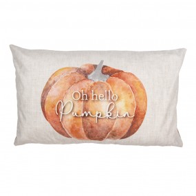 2PPS36-1 Cushion Cover 30x50 cm Beige Polyester Pumpkin Pillow Cover