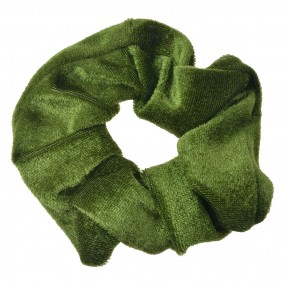 2JZCO0025 Élastique à cheveux scrunchie Ø 10 cm Vert Velours