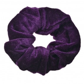 2JZCO0026 Élastique à cheveux scrunchie Ø 10 cm Violet Velours