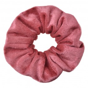 2JZCO0032 Élastique à cheveux scrunchie Ø 10 cm Rose Velours