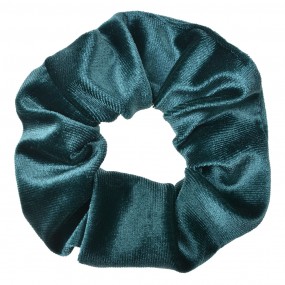 2JZCO0038 Élastique à cheveux scrunchie Ø 10 cm Vert Velours