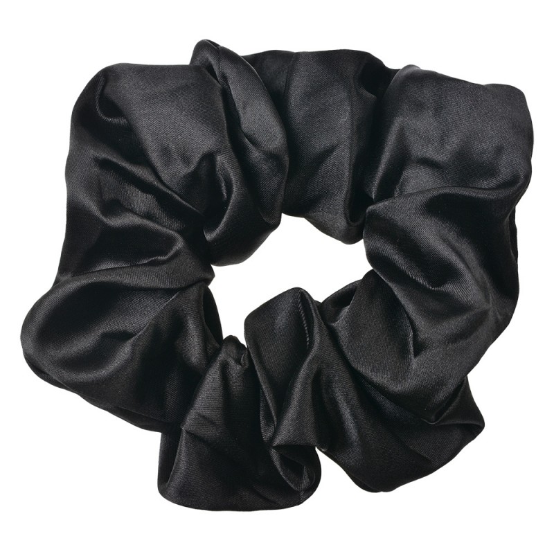 JZCO0051 Scrunchie Haargummi Ø 10 cm Schwarz Synthetisch