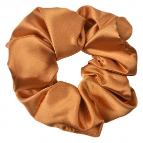 2JZCO0052 Scrunchie Haarelastiek Ø 10 cm Bruin Synthetisch