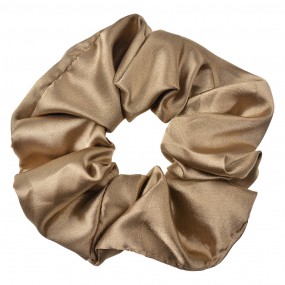 2JZCO0053 Élastique à cheveux scrunchie Ø 10 cm Beige Synthétique