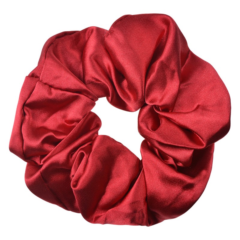 JZCO0054 Scrunchie Hair Elastic Ø 10 cm Red Synthetic