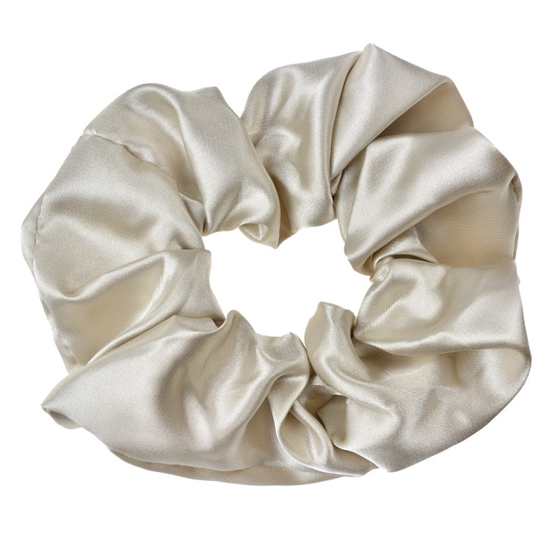 JZCO0055 Scrunchie Haargummi Ø 10 cm Grau Synthetisch