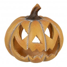 26CE1760 Decorazione Zucca 15x14x13 cm Arancione Ceramica