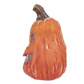 26CE1762 Decorazione Zucca 11x10x18 cm Arancione Ceramica