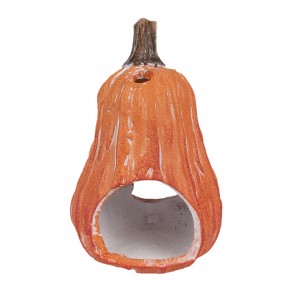 26CE1762 Decorazione Zucca 11x10x18 cm Arancione Ceramica