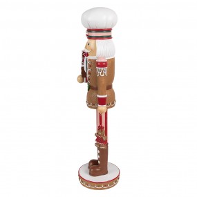 26PR4257 Decorative Figurine Nutcracker 13x12x46 cm Brown Plastic