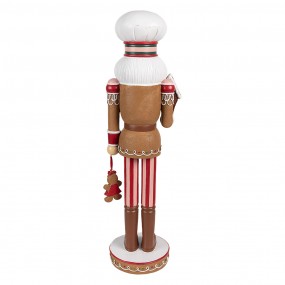 26PR4257 Decorative Figurine Nutcracker 13x12x46 cm Brown Plastic