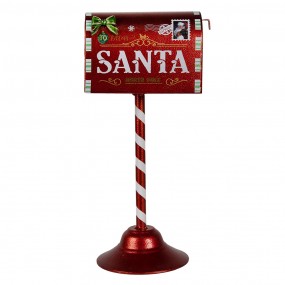 26Y5624 Christmas Decoration Mailbox 16x12x32 cm Red Metal