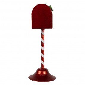 26Y5624 Christmas Decoration Mailbox 16x12x32 cm Red Metal