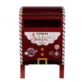 26Y5625 Christmas Decoration Mailbox 21x19x34 cm Red Metal