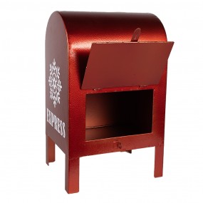 26Y5625 Christmas Decoration Mailbox 21x19x34 cm Red Metal