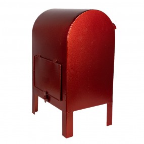 26Y5625 Christmas Decoration Mailbox 21x19x34 cm Red Metal