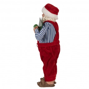 265590 Christmas Decoration Figurine Santa Claus 27 cm Red Plastic