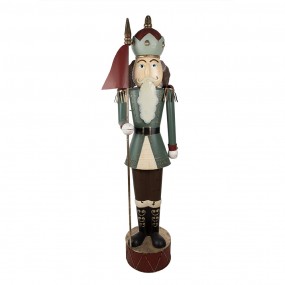 25CCY0001 Figur Nussknacker 203 cm Grün Metall Weihnachtsdekoration