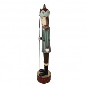 25CCY0001 Figurine Casse-noisette 203 cm Vert Métal Décoration de Noël