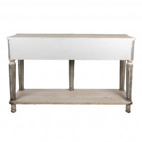 25H0706 Tavolino da appoggio 141x36x92 cm Grigio Legno  Console