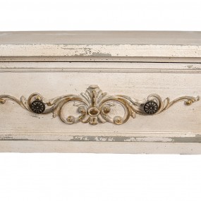 25H0706 Tavolino da appoggio 141x36x92 cm Grigio Legno  Console